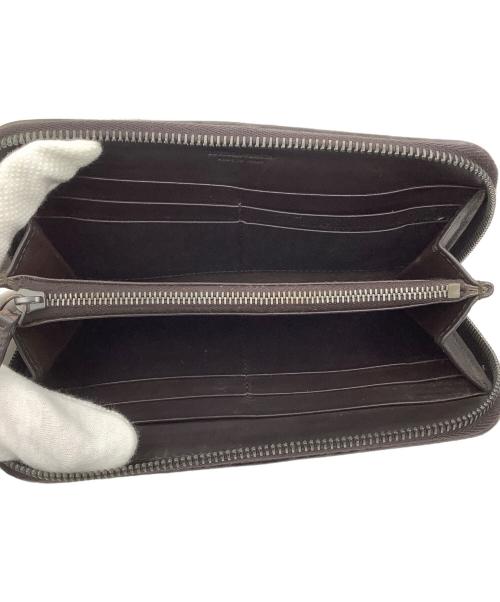 BOTTEGA VENETA（ボッテガベネタ）BOTTEGA VENETA (ボッテガベネタ) ラウンドファスナー長財布 ブラウンの古着・服飾アイテム