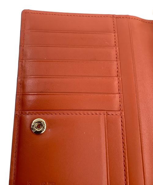 MCM（エムシーエム）MCM (エムシーエム) 長財布 オレンジの古着・服飾アイテム