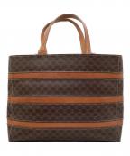 CELINEセリーヌ）の古着「トートバッグ　マカダム」｜ブラウン