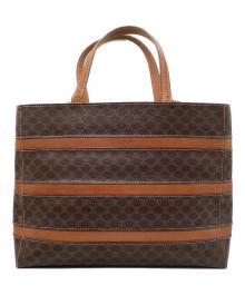 CELINE（セリーヌ）の古着「トートバッグ　マカダム」｜ブラウン