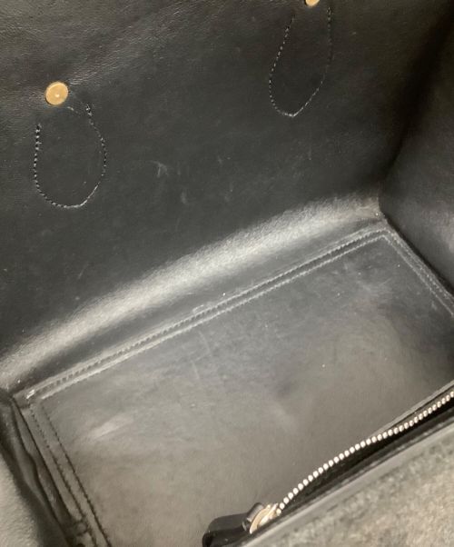 CELINE（セリーヌ）CELINE (セリーヌ) フェルトタイバッグ ブラックの古着・服飾アイテム