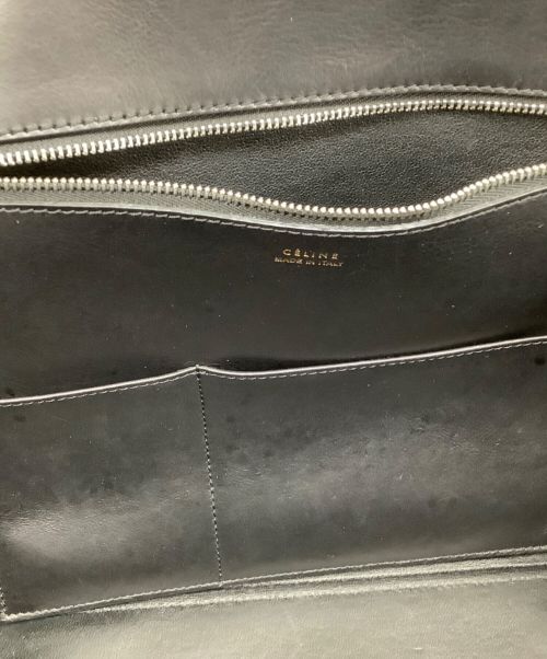 CELINE（セリーヌ）CELINE (セリーヌ) フェルトタイバッグ ブラックの古着・服飾アイテム