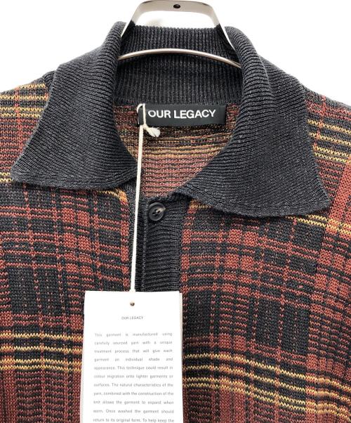 OUR LEGACY（アワーレガシー）OUR LEGACY (アワーレガシー) ニットカーディガン ブラウン サイズ:44 未使用品の古着・服飾アイテム