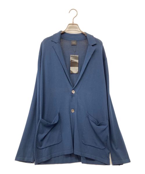 D'URBAN（ダーバン）D'URBAN (ダーバン) ニットカーディガン ネイビー サイズ:L 未使用品の古着・服飾アイテム