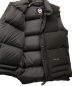 中古・古着 CANADA GOOSE (カナダグース) ダウンベスト ブラック サイズ:XS：12000円