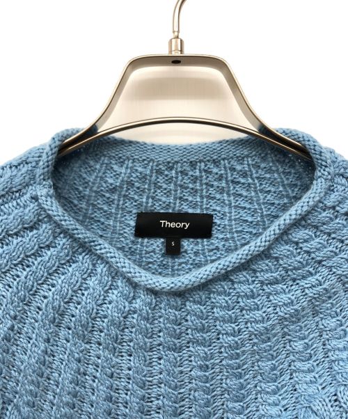 theory（セオリー）theory (セオリー) ニット スカイブルー サイズ:Sの古着・服飾アイテム