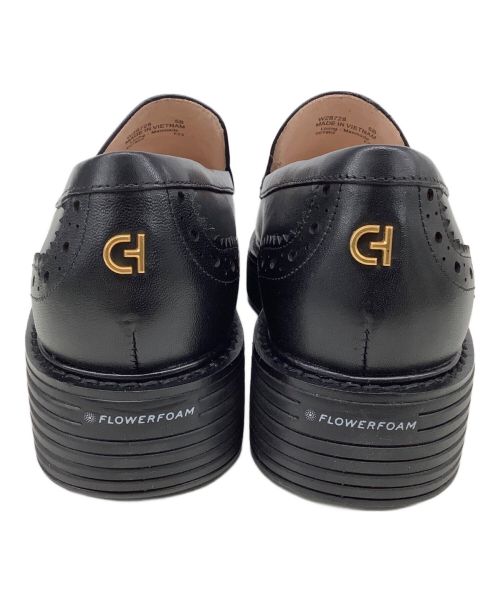 COLE HAAN（コールハーン）COLE HAAN (コールハーン) プラットフォームベネチアンローファー ブラック サイズ:22cmの古着・服飾アイテム