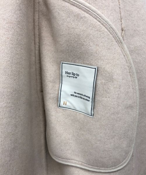 HER LIP TO（ハーリップトゥ）HER LIP TO (ハーリップトゥ) Siena River Long Coat エクリュ サイズ:Sの古着・服飾アイテム