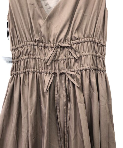 HER LIP TO（ハーリップトゥ）HER LIP TO (ハーリップトゥ) Riviera Double Bow Dress モカ サイズ:Sの古着・服飾アイテム