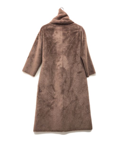HER LIP TO（ハーリップトゥ）HER LIP TO (ハーリップトゥ) Faux Fur Reversible Coat ココア サイズ:Sの古着・服飾アイテム