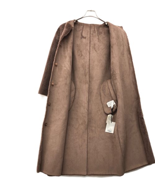 HER LIP TO（ハーリップトゥ）HER LIP TO (ハーリップトゥ) Faux Fur Reversible Coat ココア サイズ:Sの古着・服飾アイテム