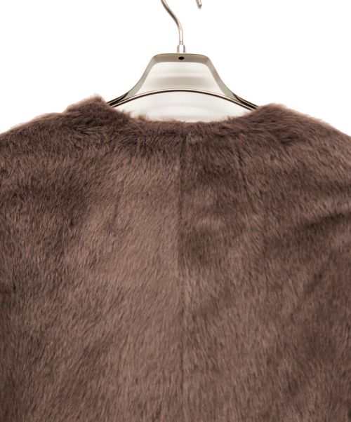 HER LIP TO（ハーリップトゥ）HER LIP TO (ハーリップトゥ) Faux Fur Reversible Coat ココア サイズ:Sの古着・服飾アイテム