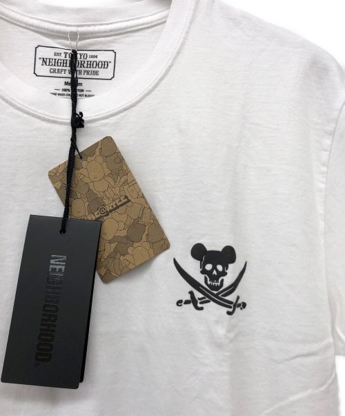 NEIGHBORHOOD（ネイバーフッド）NEIGHBORHOOD (ネイバーフッド) MEDICOM TOY (ミディアムトイ) 半袖カットソー ホワイト サイズ:Mの古着・服飾アイテム