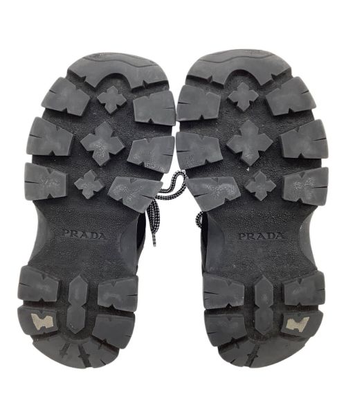 PRADA（プラダ）PRADA (プラダ) 2EE324 ペガサス ブラック サイズ:6 1/2の古着・服飾アイテム