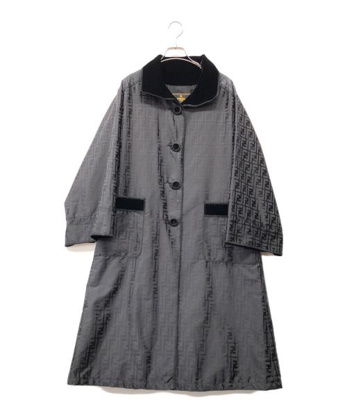 FENDI（フェンディ）FENDI  (フェンディ) ステンカラーナイロンコート ブラック サイズ:46の古着・服飾アイテム