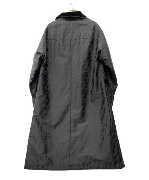 FENDI（フェンディ）FENDI  (フェンディ) ステンカラーナイロンコート ブラック サイズ:46の古着・服飾アイテム