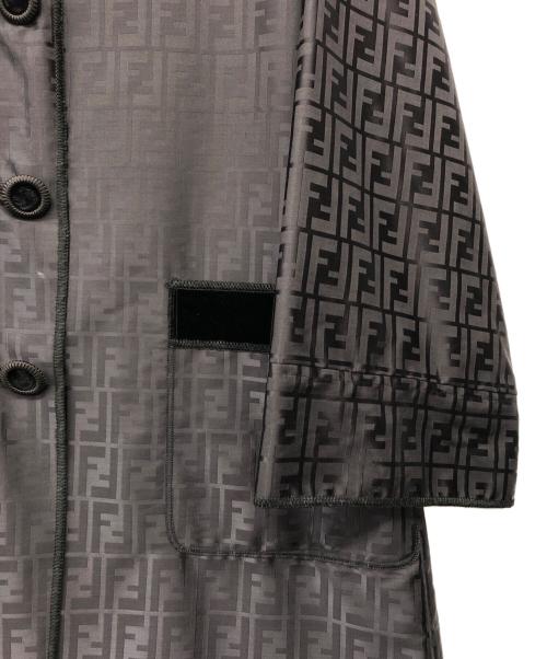 FENDI（フェンディ）FENDI  (フェンディ) ステンカラーナイロンコート ブラック サイズ:46の古着・服飾アイテム