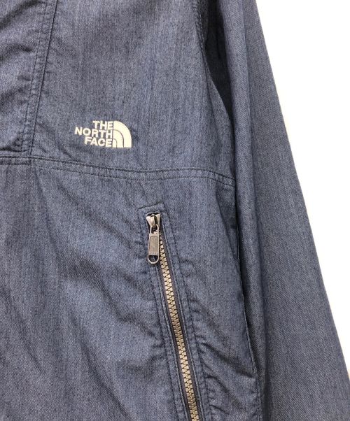 THE NORTH FACE（ザ ノース フェイス）THE NORTH FACE (ザ ノース フェイス) ナイロンデニムコンパクトジャケット インディゴ サイズ:Lの古着・服飾アイテム