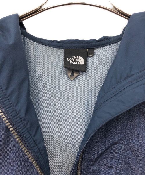 THE NORTH FACE（ザ ノース フェイス）THE NORTH FACE (ザ ノース フェイス) ナイロンデニムコンパクトジャケット インディゴ サイズ:Lの古着・服飾アイテム