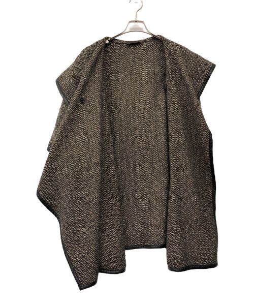 JO NO FUI（ジョノフイ）JO NO FUI (ジョノフイ) ツイードコート ブラウン サイズ:38の古着・服飾アイテム