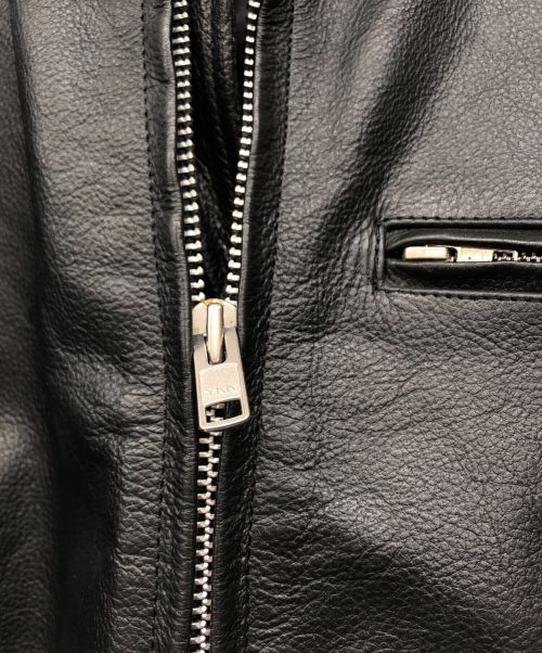 AWD（エーダブルディー）AWD (エーダブルディー) ライダースジャケット ブラック サイズ:Mの古着・服飾アイテム