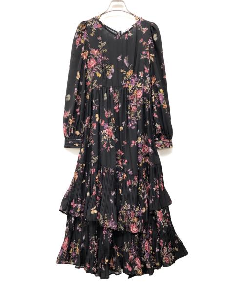 Snidel（スナイデル）Snidel (スナイデル) ベストレイヤードニットワンピース ブラックの古着・服飾アイテム