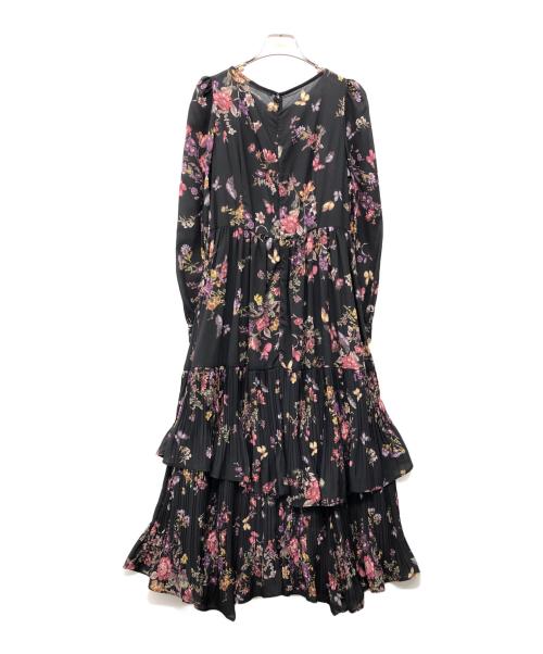 Snidel（スナイデル）Snidel (スナイデル) ベストレイヤードニットワンピース ブラックの古着・服飾アイテム