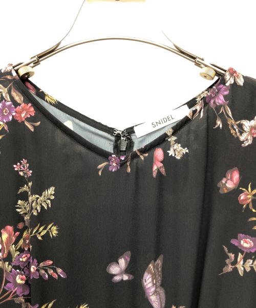 Snidel（スナイデル）Snidel (スナイデル) ベストレイヤードニットワンピース ブラックの古着・服飾アイテム