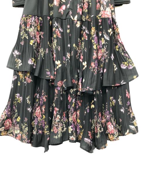 Snidel（スナイデル）Snidel (スナイデル) ベストレイヤードニットワンピース ブラックの古着・服飾アイテム