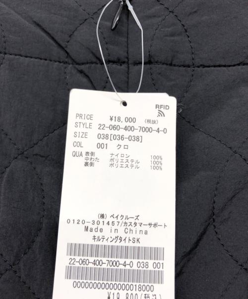 JOURNAL STANDARD（ジャーナルスタンダード）JOURNAL STANDARD (ジャーナル スタンダード) キルティングタイトスカート ブラック サイズ:38 未使用品の古着・服飾アイテム