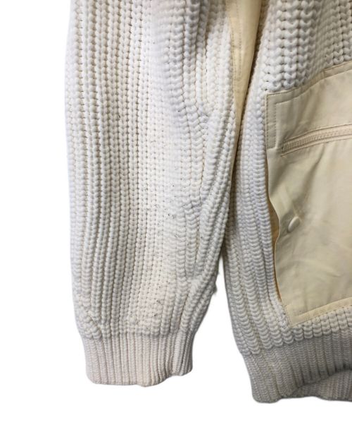 Y-3（ワイスリー）Y-3 (ワイスリー) M CH3 KNIT CARDIGAN ホワイト サイズ:Sの古着・服飾アイテム