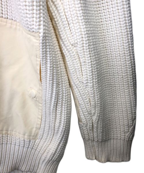 Y-3（ワイスリー）Y-3 (ワイスリー) M CH3 KNIT CARDIGAN ホワイト サイズ:Sの古着・服飾アイテム