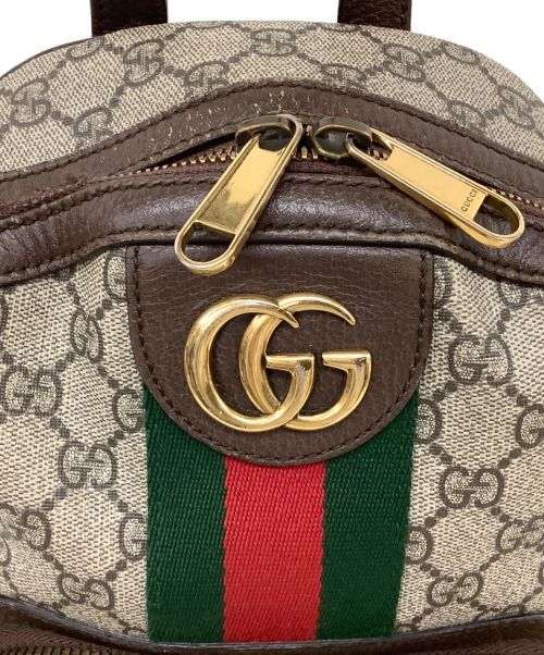 GUCCI（グッチ）GUCCI (グッチ) オフィディアバックパック ブラウンの古着・服飾アイテム