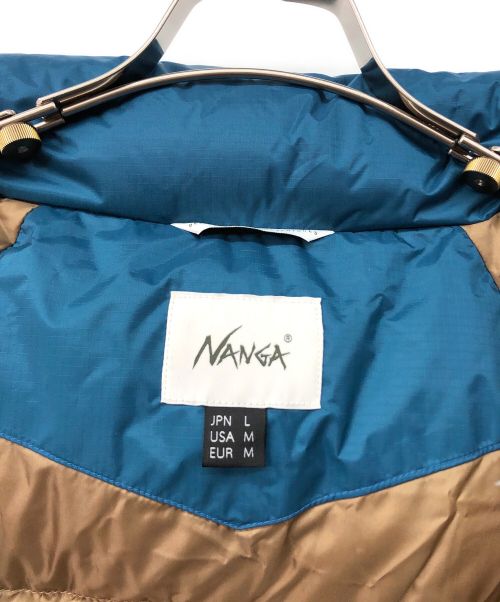 NANGA（ナンガ）NANGA (ナンガ) ダウンジャケット ブルー サイズ:Lの古着・服飾アイテム