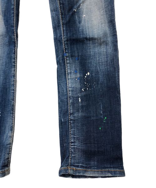 DSQUARED2（ディースクエアード）DSQUARED2 (ディースクエアード) スケータージーンズ インディゴ サイズ:42の古着・服飾アイテム