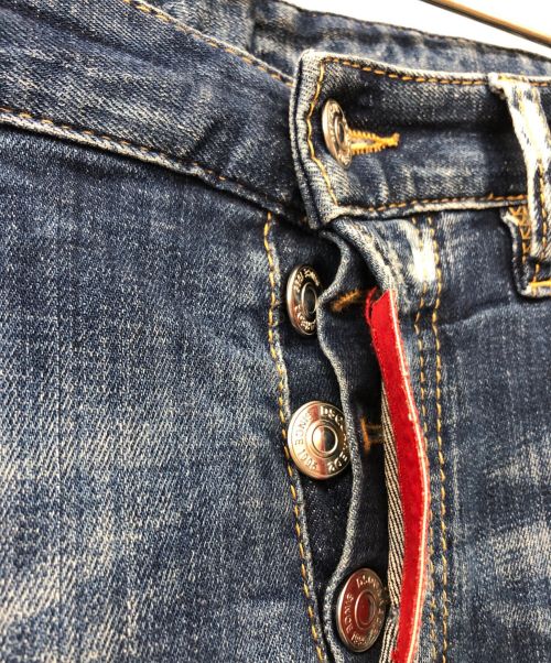 DSQUARED2（ディースクエアード）DSQUARED2 (ディースクエアード) スケータージーンズ インディゴ サイズ:42の古着・服飾アイテム