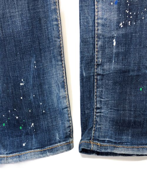 DSQUARED2（ディースクエアード）DSQUARED2 (ディースクエアード) スケータージーンズ インディゴ サイズ:42の古着・服飾アイテム