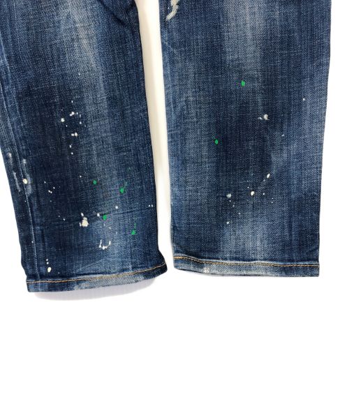 DSQUARED2（ディースクエアード）DSQUARED2 (ディースクエアード) スケータージーンズ インディゴ サイズ:42の古着・服飾アイテム