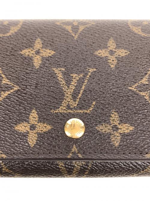 LOUIS VUITTON（ルイ ヴィトン）LOUIS VUITTON (ルイ ヴィトン) ポルトモネ・ビエ トレゾール ブラウンの古着・服飾アイテム