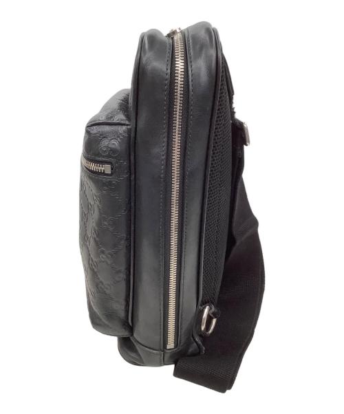 GUCCI（グッチ）GUCCI (グッチ) クロスボディーバッグ ブラックの古着・服飾アイテム