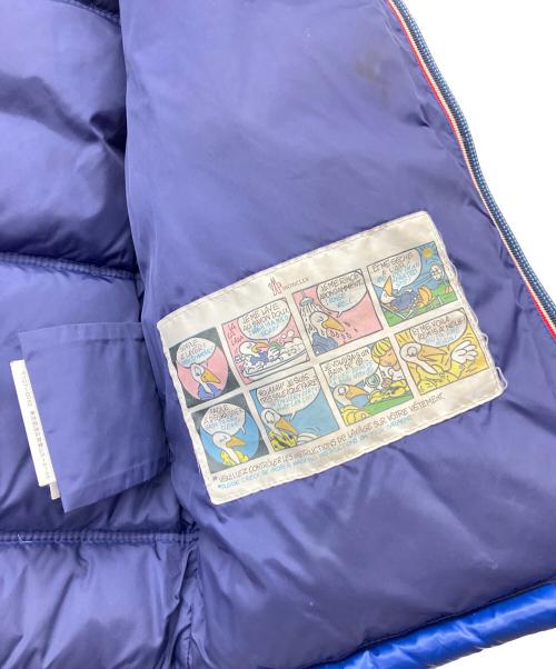 MONCLER（モンクレール）MONCLER (モンクレール) ダウンジャケット ブルー サイズ:5の古着・服飾アイテム