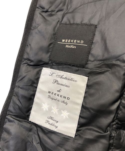 Max Mara WEEK END LINE（マックスマーラ ウイークエンドライン）Max Mara WEEK END LINE (マックスマーラ ウイークエンドライン) ダウンコート ブラック サイズ:40の古着・服飾アイテム