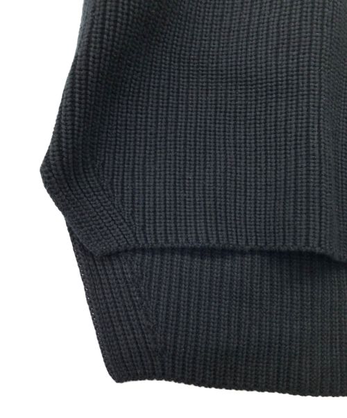 L’Appartement（アパルトモン）L’Appartement (アパルトモン) コットンニットベスト ブラック サイズ:不明の古着・服飾アイテム