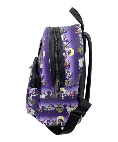 Disney STORE（ディズニーストア）Disney STORE (ディズニーストア) Loungefly (ラウンジフライ) リュック パープルの古着・服飾アイテム