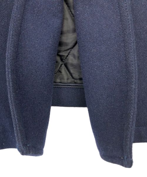 BURBERRY BLACK LABEL（バーバリーブラックレーベル）BURBERRY BLACK LABEL (バーバリーブラックレーベル) ウールハーフコート ネイビー サイズ:Mの古着・服飾アイテム