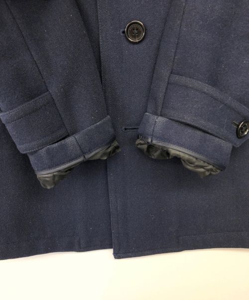 BURBERRY BLACK LABEL（バーバリーブラックレーベル）BURBERRY BLACK LABEL (バーバリーブラックレーベル) ウールハーフコート ネイビー サイズ:Mの古着・服飾アイテム