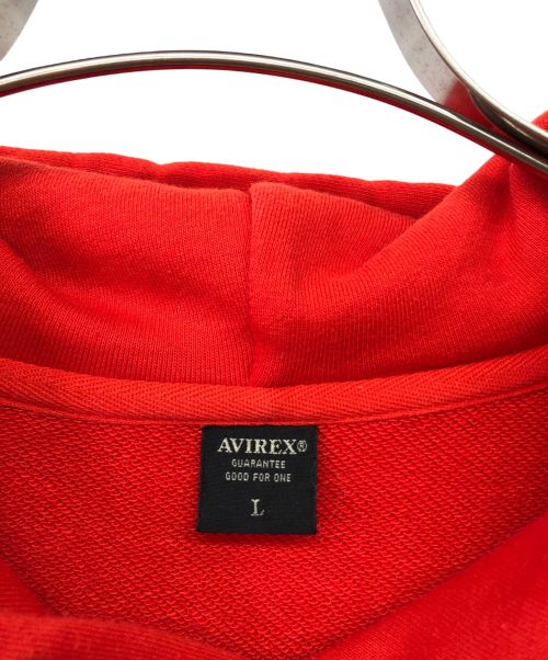 AVIREX（アヴィレックス）AVIREX (アヴィレックス) チェンソーマン (チェンソーマン) パーカー レッド サイズ:Lの古着・服飾アイテム