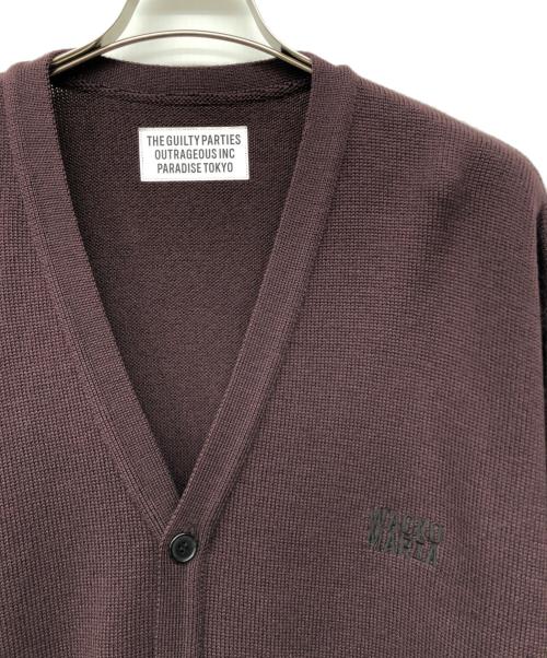WACKO MARIA（ワコマリア）WACKO MARIA (ワコマリア) カーディガン ワインレッド サイズ:Mの古着・服飾アイテム