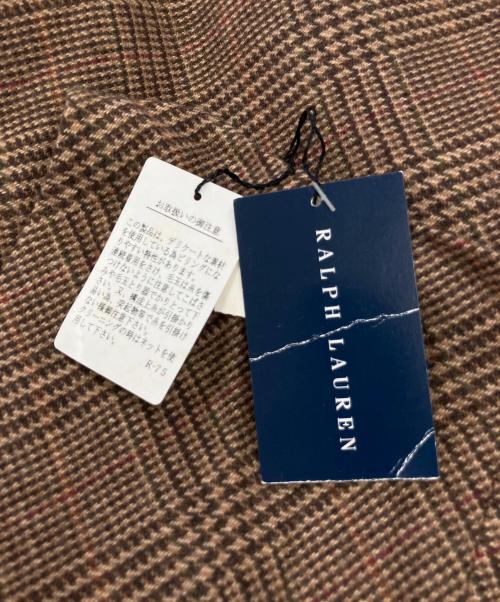 RALPH LAUREN（ラルフローレン）RALPH LAUREN (ラルフローレン) ツイードワンピース ブラウン サイズ:3f 未使用品の古着・服飾アイテム