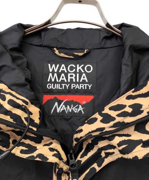 WACKO MARIA（ワコマリア）WACKO MARIA (ワコマリア) NANGA (ナンガ) マウンテンパーカー ブラック×ベージュ サイズ:Lの古着・服飾アイテム